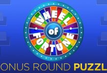 Wheel Of Fortune Bonus Puzzle Solution