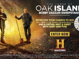 History Channel Curse Of Oak Island Sweepstakes 2021