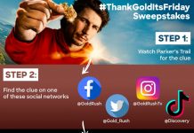 Discovery #ThankGoldItsFriday Sweepstakes 2020