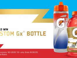 Gatorade Gx Bottle Instant Win 2020