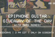Gibson/Epiphone Guitar Giveaway 2020