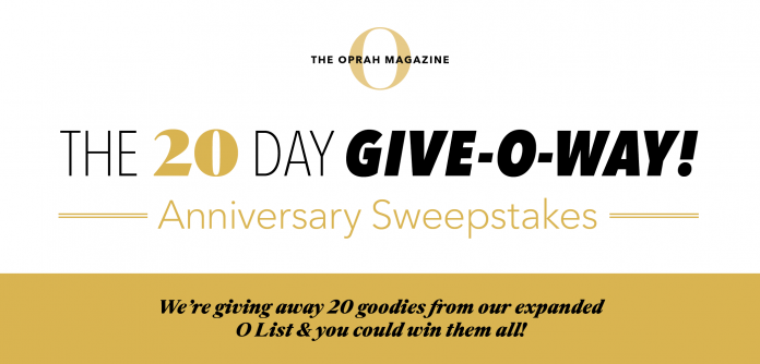 Oprah 20 Days Of Giveaways Sweepstakes 2020