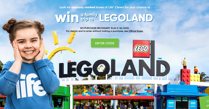 Quaker Life And Legoland Instant Win Game 2020