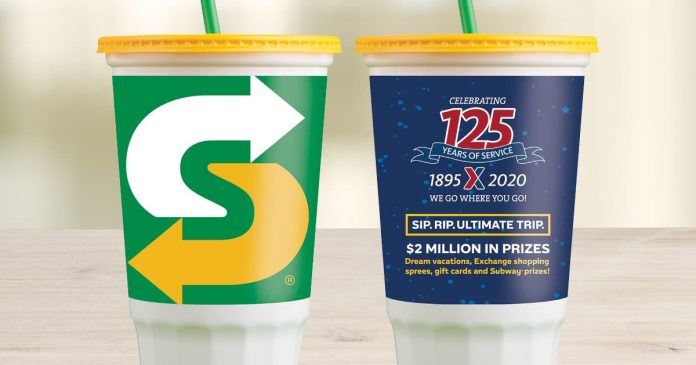 Exchange Subway Sip. Rip. Ultimate Trip Promo 2020