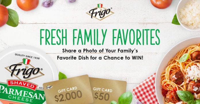 Frigo Family Favorites Contest 2020 Frigo Family Favorites Contest 2020