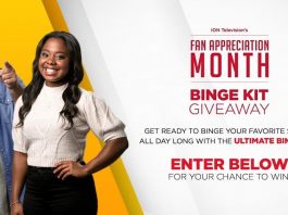 ION Television Fan Appreciation Binge Kit Giveaway 2020