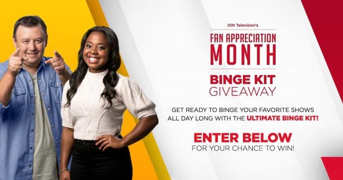 ION Television Fan Appreciation Binge Kit Giveaway 2020