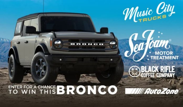 PowerNation Sea Foam Bronco Sweepstakes 2021 PowerNation Sea Foam Bronco Sweepstakes 2021