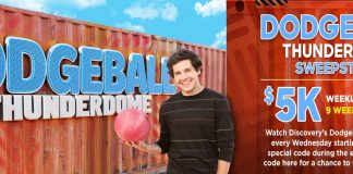 Discovery Dodgeball Thunderdome Sweepstakes 2020