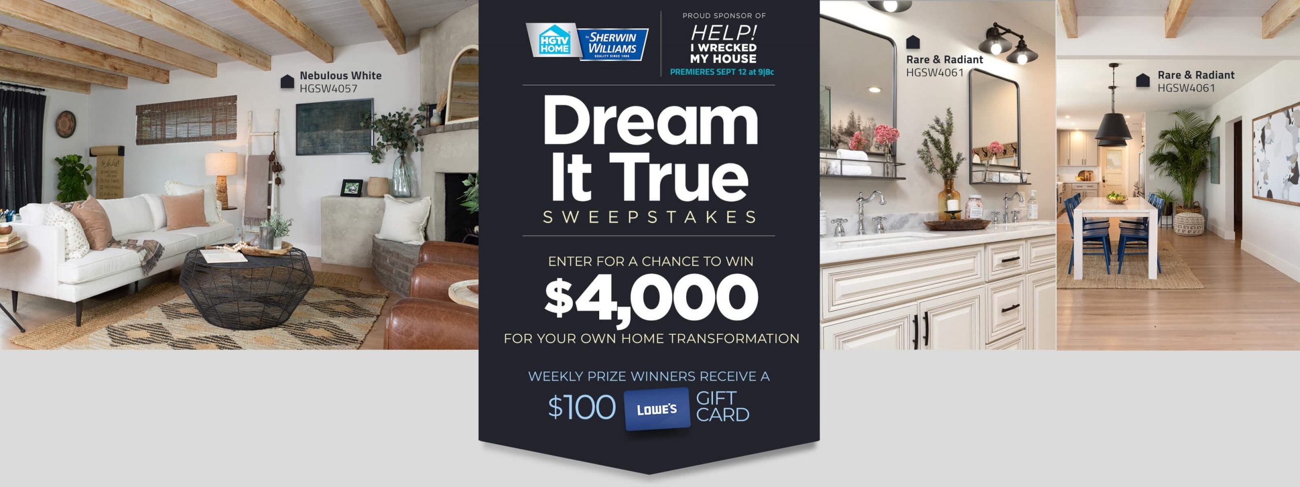 HGTV Dream It True Sweepstakes 2020
