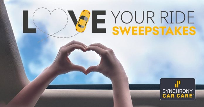 Synchrony Car Care Love Your Ride Sweepstakes 2020 Synchrony Car Care Love Your Ride Sweepstakes 2020
