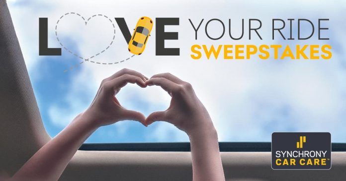 Synchrony Car Care Love Your Ride Sweepstakes 2020