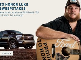 Ford Proud To Honor Sweepstakes 2020