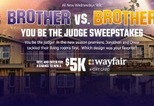 HGTV Brother vs Brother You Be The Judge Sweepstakes 2020