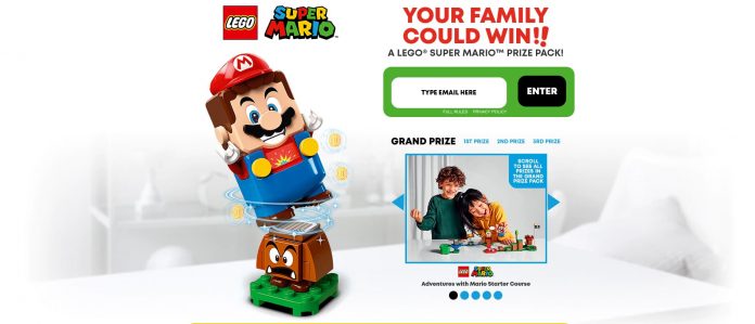 Cartoon Network LEGO Super Mario Sweepstakes 2020