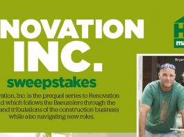 HGTV Renovation Inc. Sweepstakes 2020