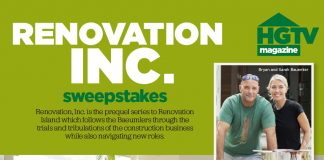 HGTV Renovation Inc. Sweepstakes 2020