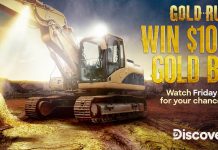 Discovery Channel Gold Rush Friday Gold Giveaway 2020