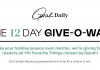 Oprah 12 Day Giveaway 2021 (OprahDaily.com/12days-2021)