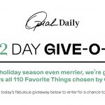 Oprah 12 Day Giveaway 2021 (OprahDaily.com/12days-2021)