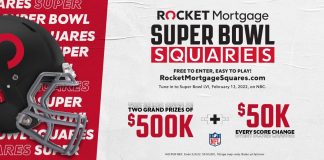 Rocket Mortgage Super Bowl Squares Sweepstakes 2022
