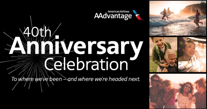 AAdvantage 40th Anniversary Celebration Sweepstakes 2021