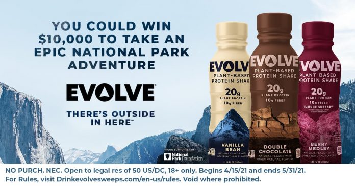 Get Outside With Evolve Sweepstakes 2021