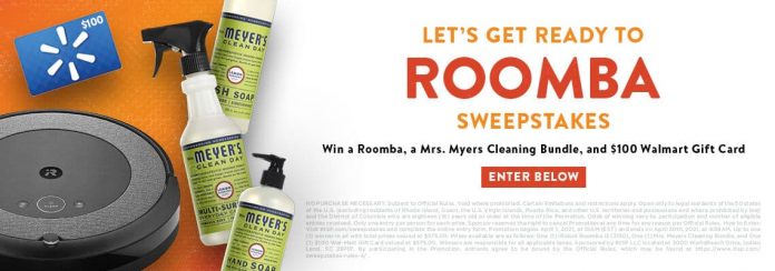 INSP Let's Get Ready to Roomba Sweepstakes 2021