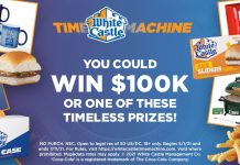 White Castle Time Machine 100th Birthday Celebration Promotion 2021