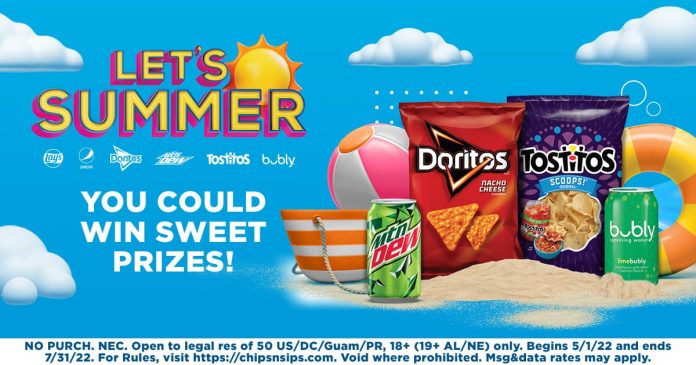 Pepsi Let’s Summer Chips 'N Sips Sweepstakes 2022