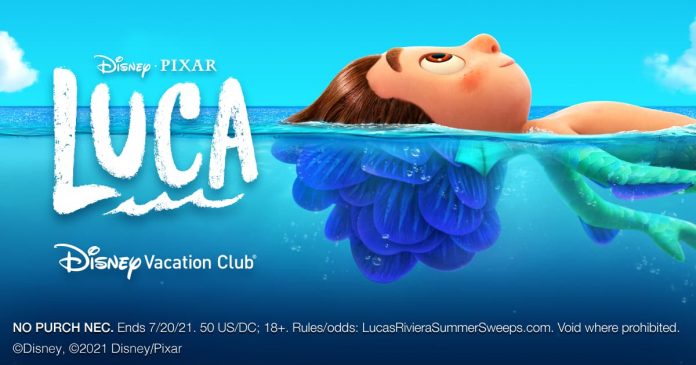 Disney Vacation Club Luca's Riviera Summer Sweepstakes 2021