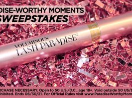 L'Oréal Paris Paradise-Worthy Moments Sweepstakes 2021