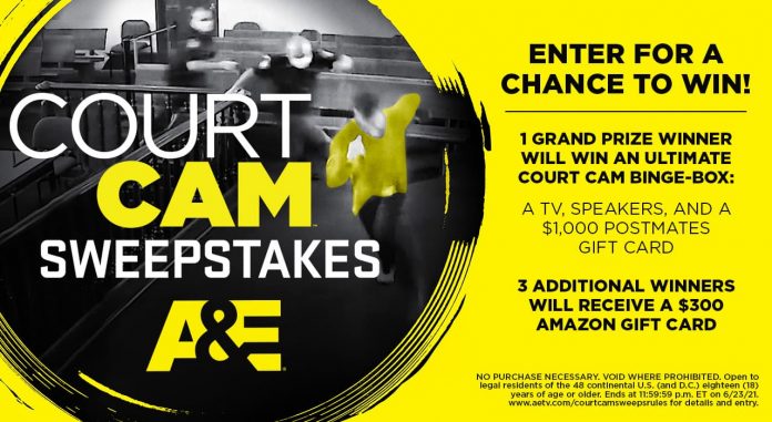 AETV Court Cam Sweepstakes 2021