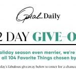 Oprah 12 Days Of Christmas Sweepstakes 2022