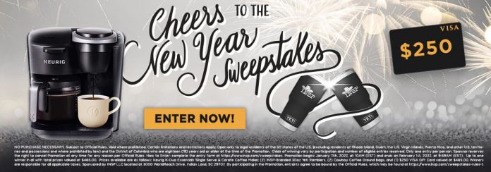 INSP Cheers To The New Year Sweepstakes 2022
