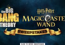 Big Bang Theory Harry Potter Sweepstakes 2022