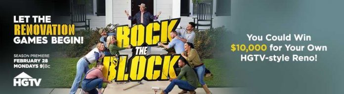 Valpak HGTV Rock The Block Sweepstakes 2022