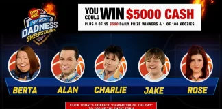 Two And A Half Men Sweepstakes