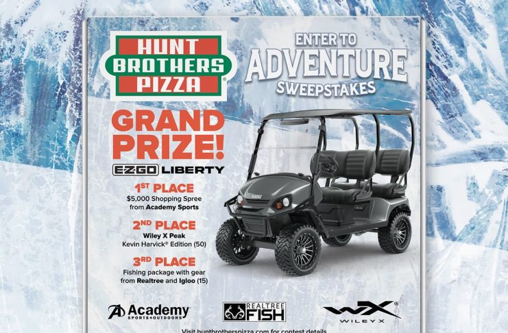 Hunt Brothers Pizza Enter to Adventure Sweepstakes 2022