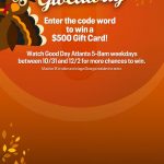 Fox 5 Good Day Atlanta $500 Giveaway Contest 2022