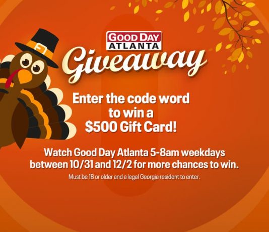 Fox 5 Good Day Atlanta $500 Giveaway Contest 2022