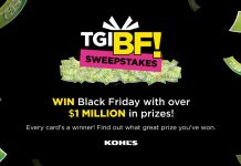 Kohl's TGIBF Sweepstakes 2022