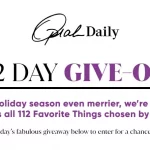 Oprah 12 Days Of Christmas Sweepstakes 2023
