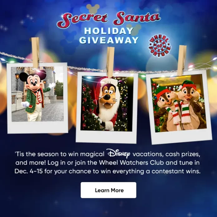Wheel Of Fortune Secret Santa Holiday Giveaway 2023