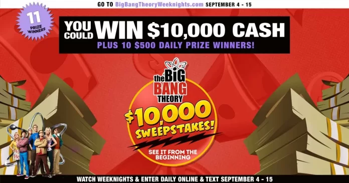 Big Bang Theory Sweepstakes 2023 Big Bang Theory Sweepstakes 2023