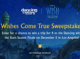 Disney Wish The Movie DWTS Contest 2023