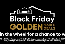 Lowe's Golden Gable Spin To Win Instant Win Game 2023