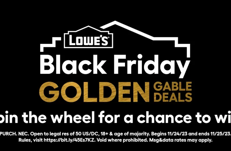 Lowe's Golden Gable Spin To Win Instant Win Game 2023