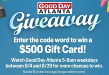 Fox 5 Good Day Giveaway Contest 2025